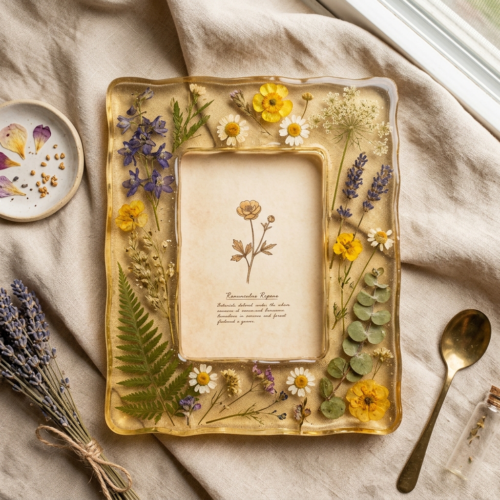 Resin Frames and Preserved Florals